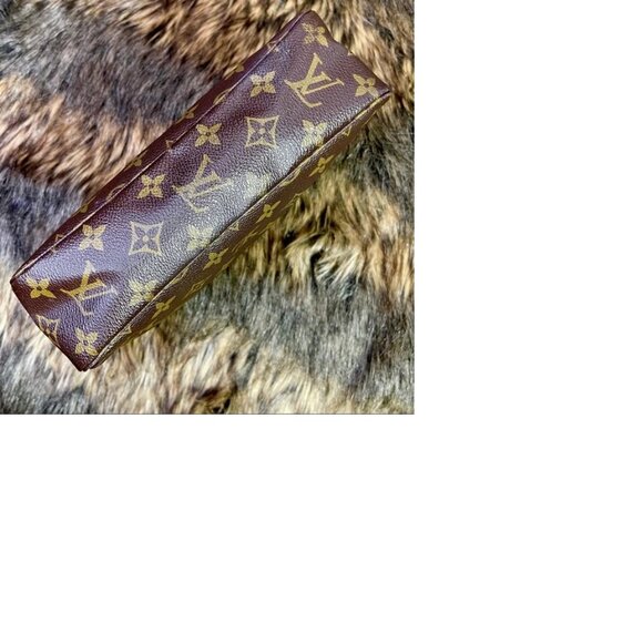 Louis Vuitton Trousse Toiletry Pouch Monogram 23 Brown Clutch GUC - Picture 7 of 15
